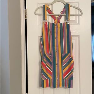 Vestique overall dress. Size small